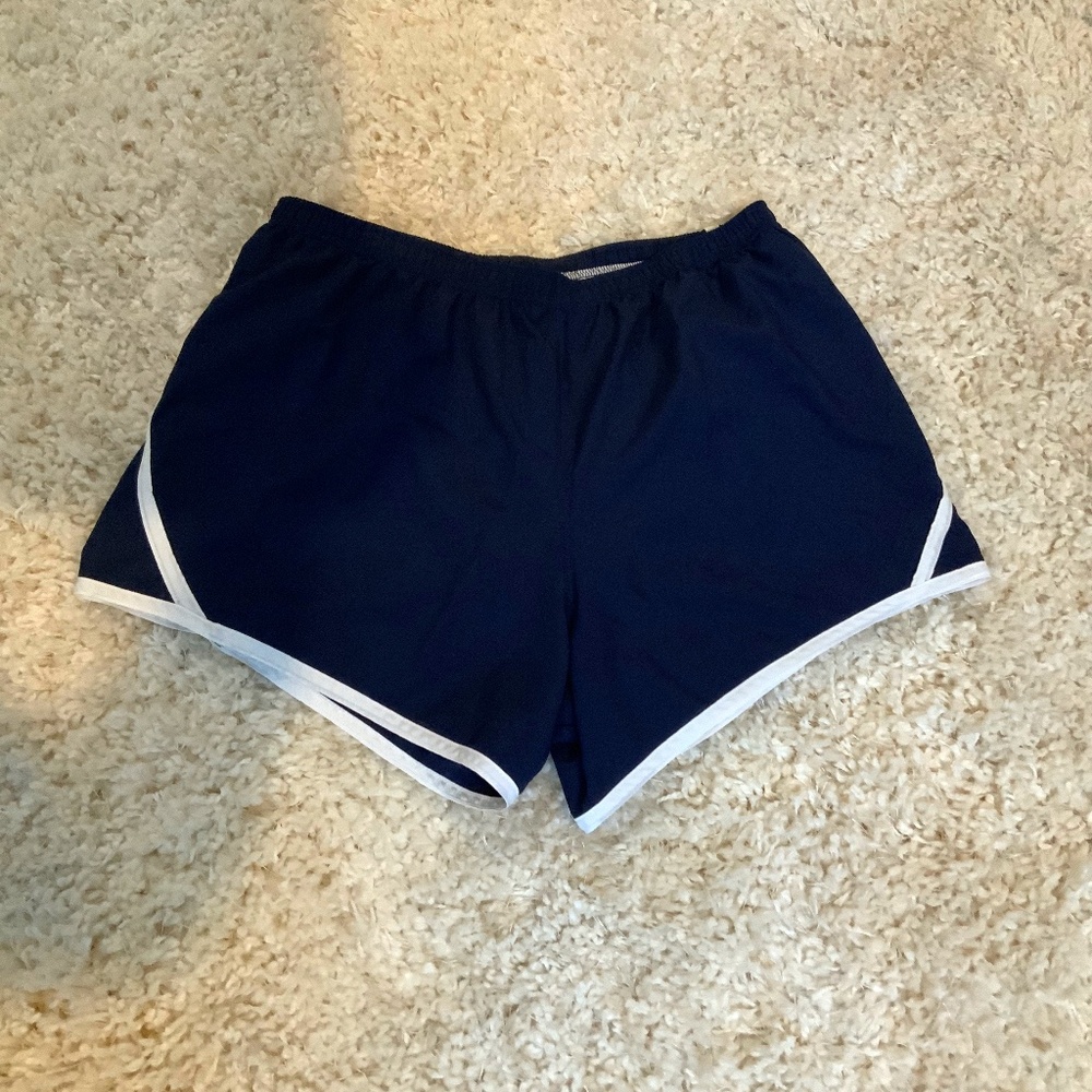 Aspire M Blue White Running Shorts Gym Active Pickleball Hiking